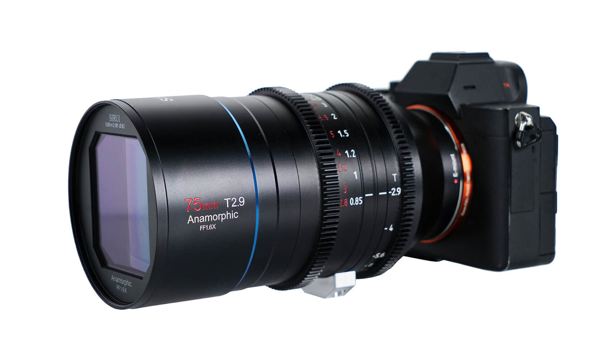 SIRUI Venus 75mm T2.9 1.6x Full-Frame Anamorphic Lens