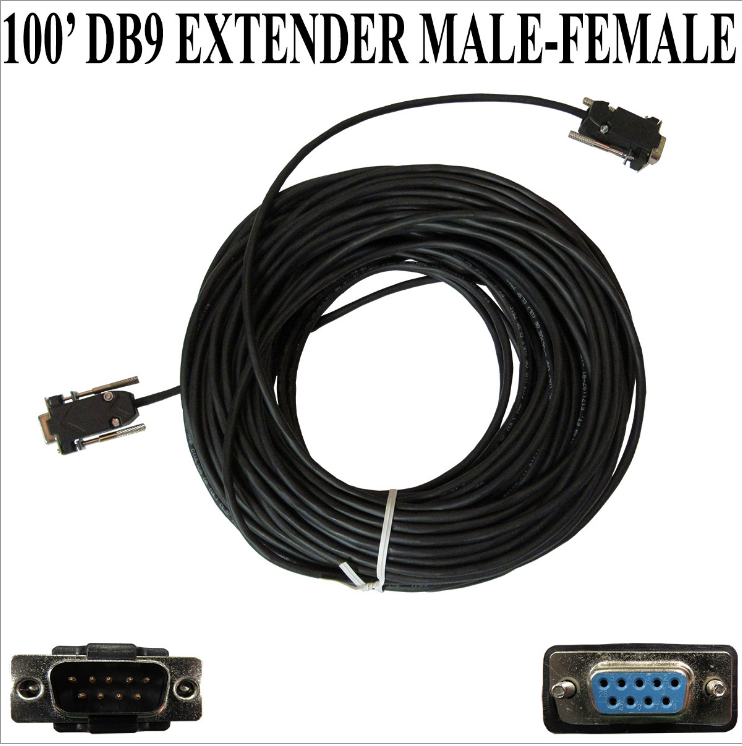 PTZOptics 100' DB9 Extender