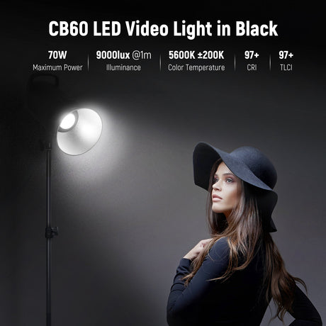 NEEWER Upgraded CB60 70W LED Video Light