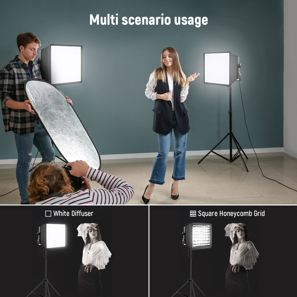 NEEWER 12.2” x 11.4” Foldable Softbox Diffuser