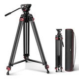 NEEWER GM88 74" Heavy Duty Aluminum Alloy Video Tripod