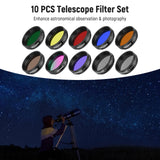 NEEWER 1.25” Telescope Eyepiece Filter Set