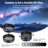 NEEWER 1.25” Telescope Eyepiece Filter Set