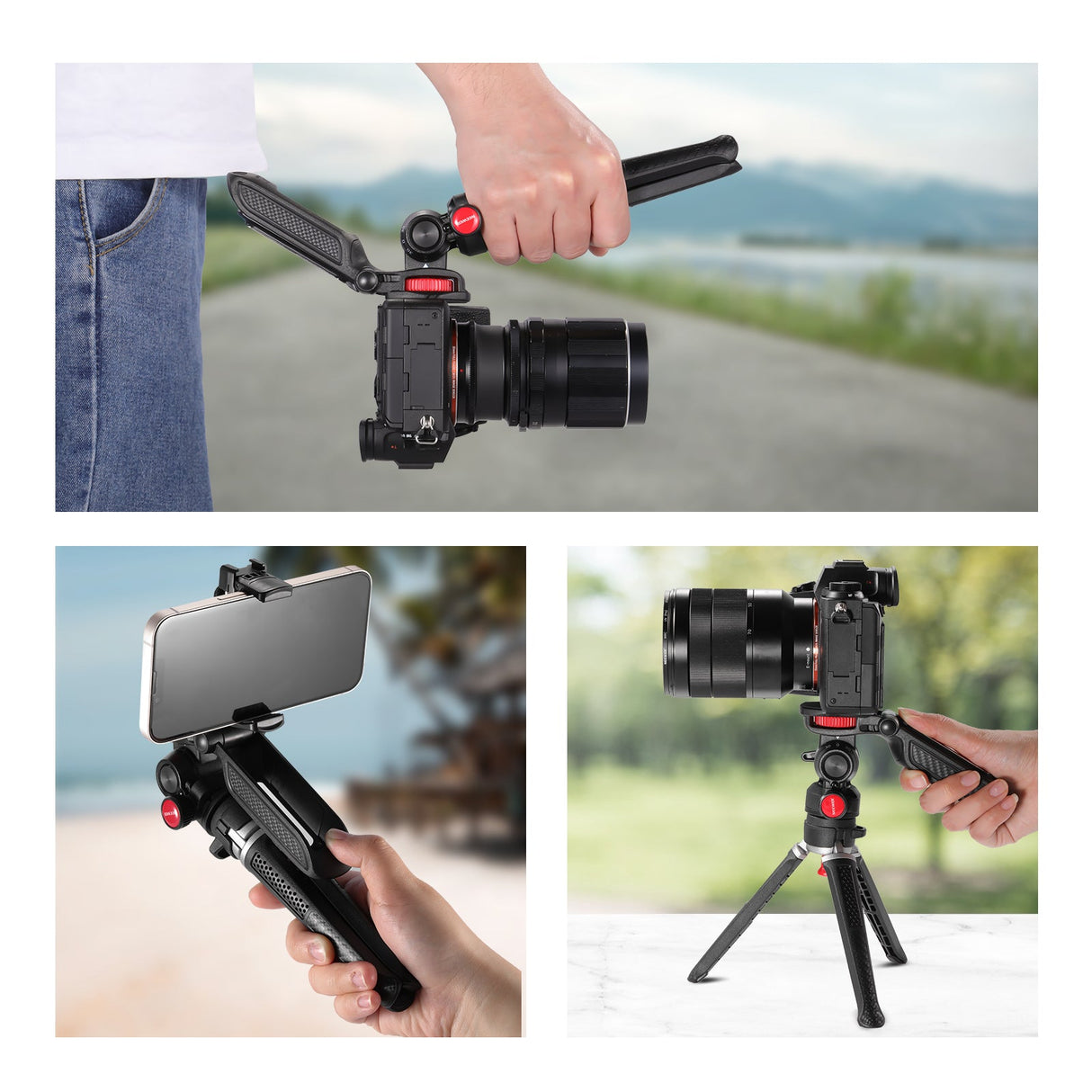 NEEWER TS003 Mini Tripod for Camera and Phone with Handle