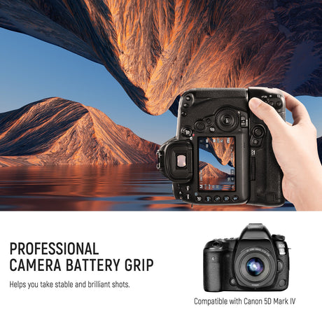 NEEWER BG-E20 Battery Grip For Canon 5D Mark IV DSLR Camera