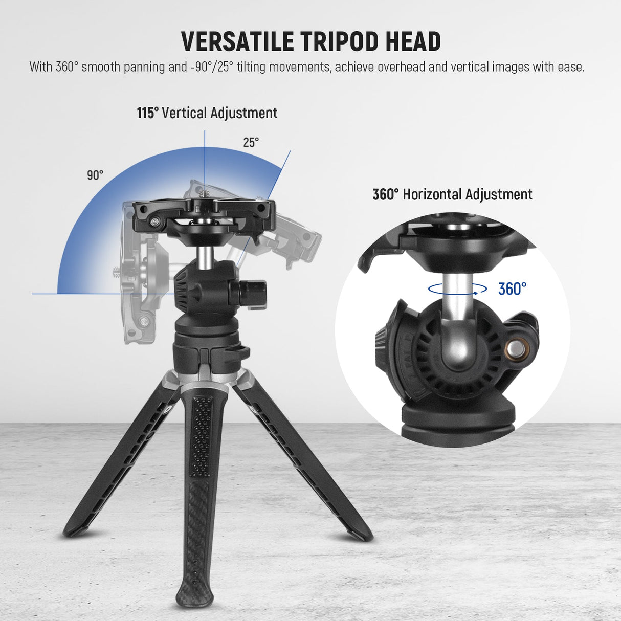 NEEWER TS006 Mini Camera Tripod For GoPro/iPhone