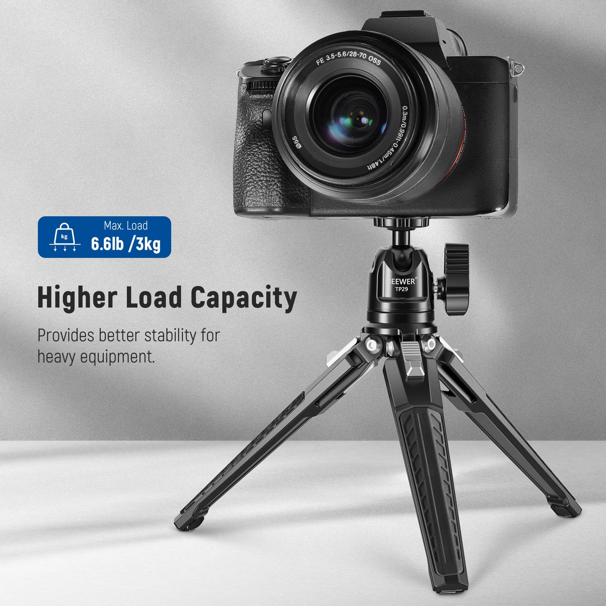 NEEWER TP29 Metal Tabletop Mini Tripod