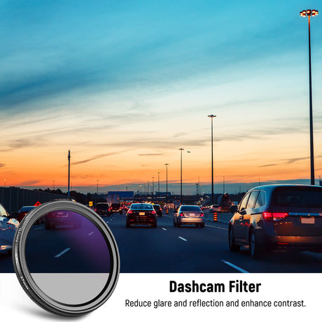 NEEWER 37mm CPL Filter for Dash Cam