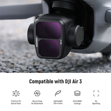 NEEWER 6 Pack ND CPL UV Filter Set for DJI Air 3