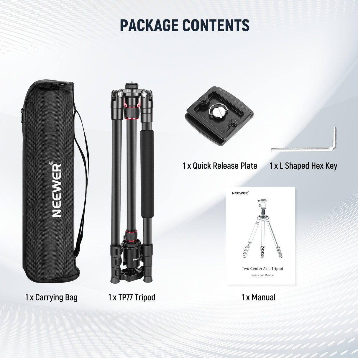 NEEWER 77'' TP77 Aluminum Alloy Camera Monopod Tripod