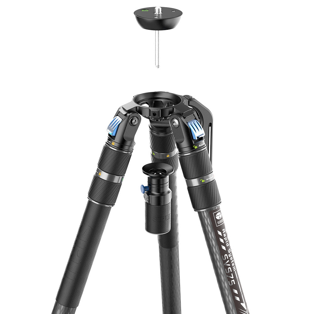 SIRUI SVS75 Rapid System One-Step Height Adjustment Video Tripod