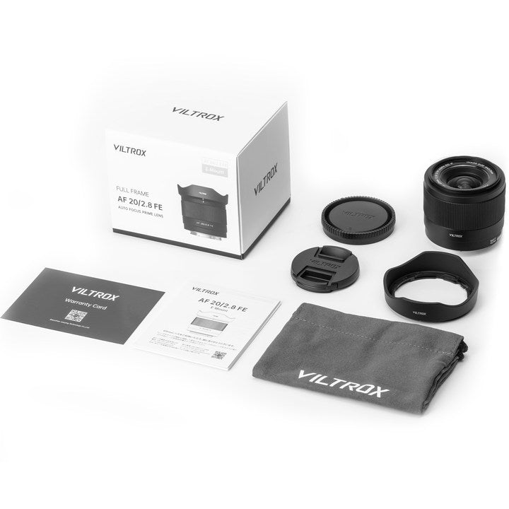 Viltrox AF 20mm F2.8 Full-Frame Lens for Sony E-Mount White/Black