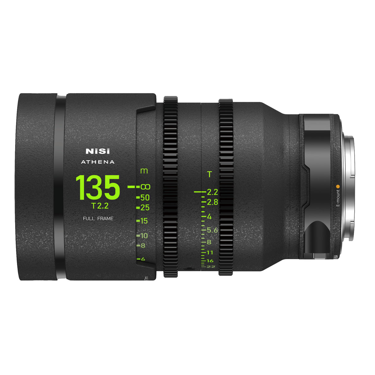 NiSi 135mm ATHENA PRIME Full Frame Cinema Lens T2.2 (E Mount)