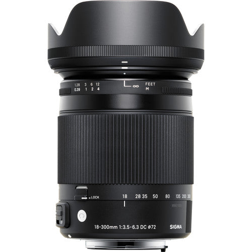 Sigma 18-300mm f/3.5-6.3 DC MACRO OS HSM Contemporary Lens for Nikon F