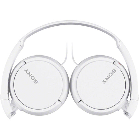 Sony MDR-ZX110AP On-Ear Headphones with Microphone (White)