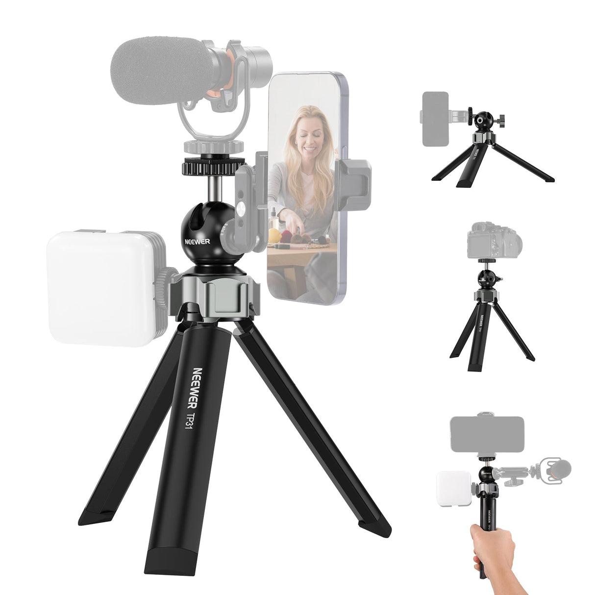 NEEWER TP31 Metal Mini Tripod