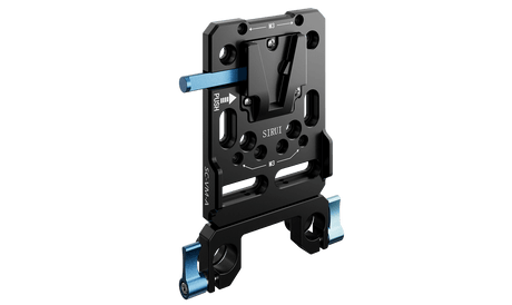 Sirui V Mount Battery Plate with Dual 15mm Rod Clamps SC-VM-A