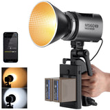 NEEWER MS60B Bi-color LED Video Light Handheld Spotlight