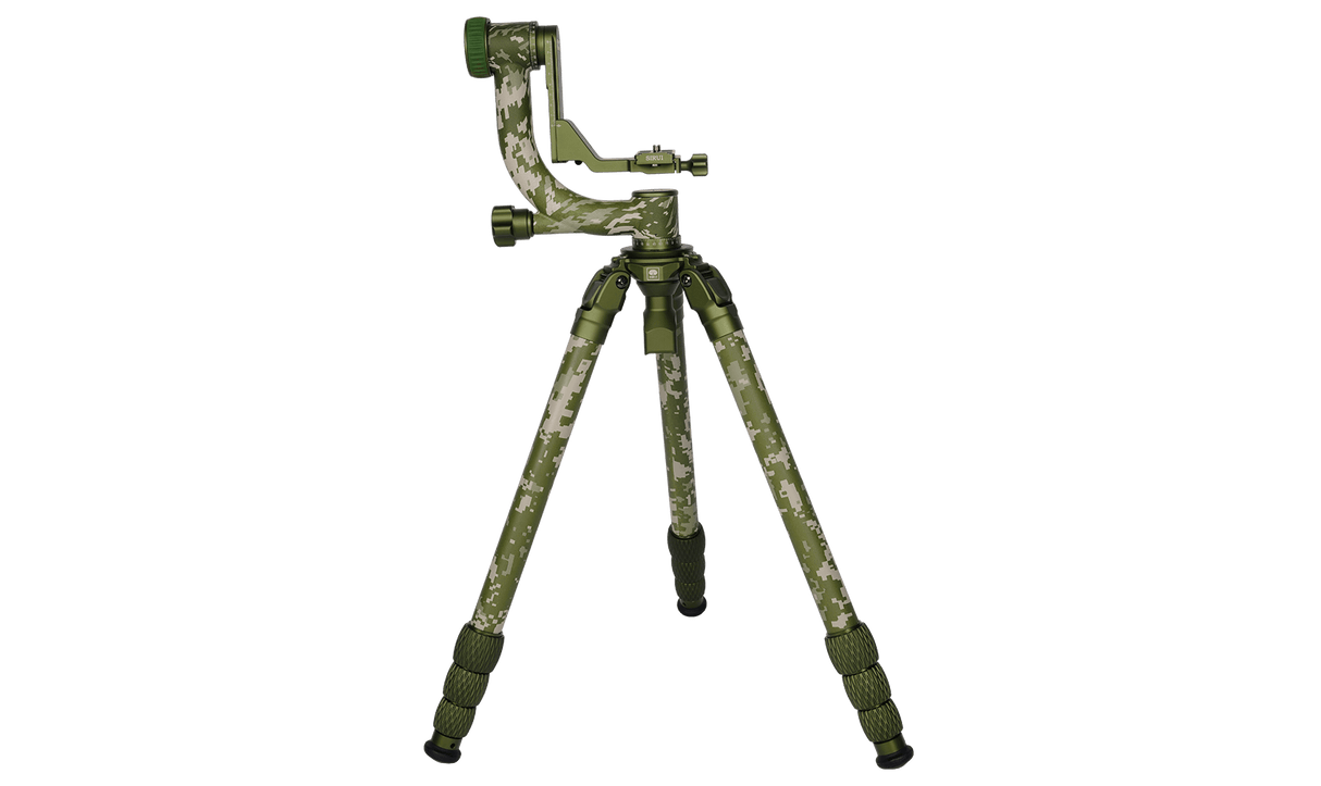 SIRUI 2 In 1 Explorer Series Camouflage Outdoor Tripod Kit CT-3204+CH20