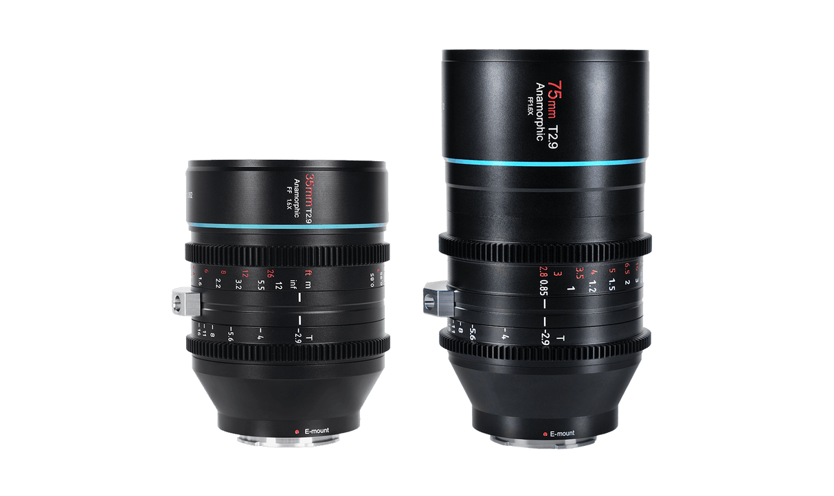 SIRUI Venus 35mm /100mm 1.6x Full-Frame Anamorphic Lenses