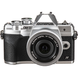 Olympus OM-D E-M10 Mark IV Mirrorless Digital Camera with 14-42mm Lens (Silver)