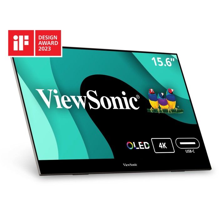 ViewSonic® VX1655-4K-OLED Portable 4K Monitor