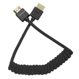 Full HDMI Cable for On-Camera Monitors 12"-24" Braided Coiled