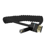 Micro HDMI to Full HDMI Cable 12"-24" Braided Coiled