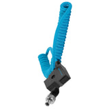 Coiled D-Tap to Locking DC 2.1mm Right Angle Cable