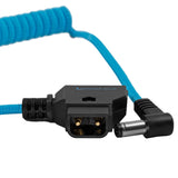 D-Tap to DC Right Angle Coiled Cable (5.5 x 2.5mm) (Canon C70/Atomos)