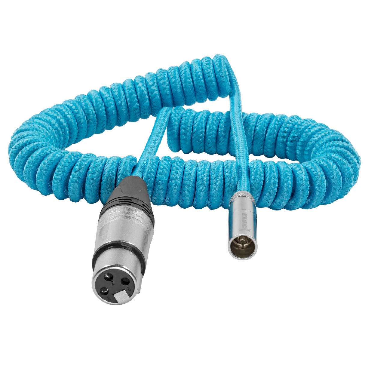 Coiled Mini XLR to XLR for C70 & BMPCC 4K/6K Pro Camera (12"-24")