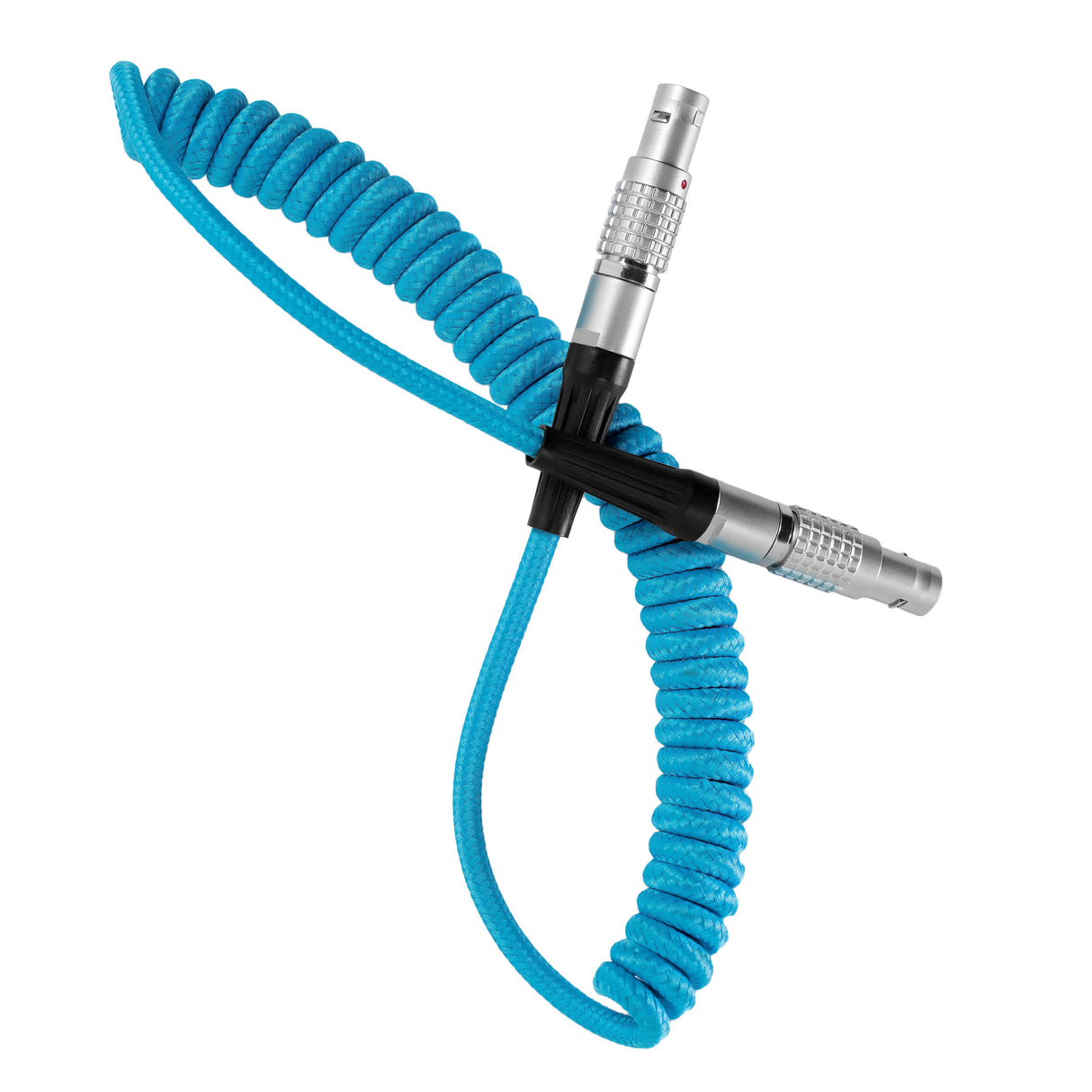 LEMO to LEMO 2 Pin 0B Male Coiled Power Cable for ARRI - Teradek