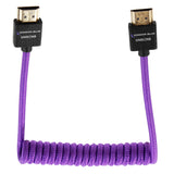 Gerald Undone MK2 Full HDMI Cable 12"-24" Coiled (Purple)