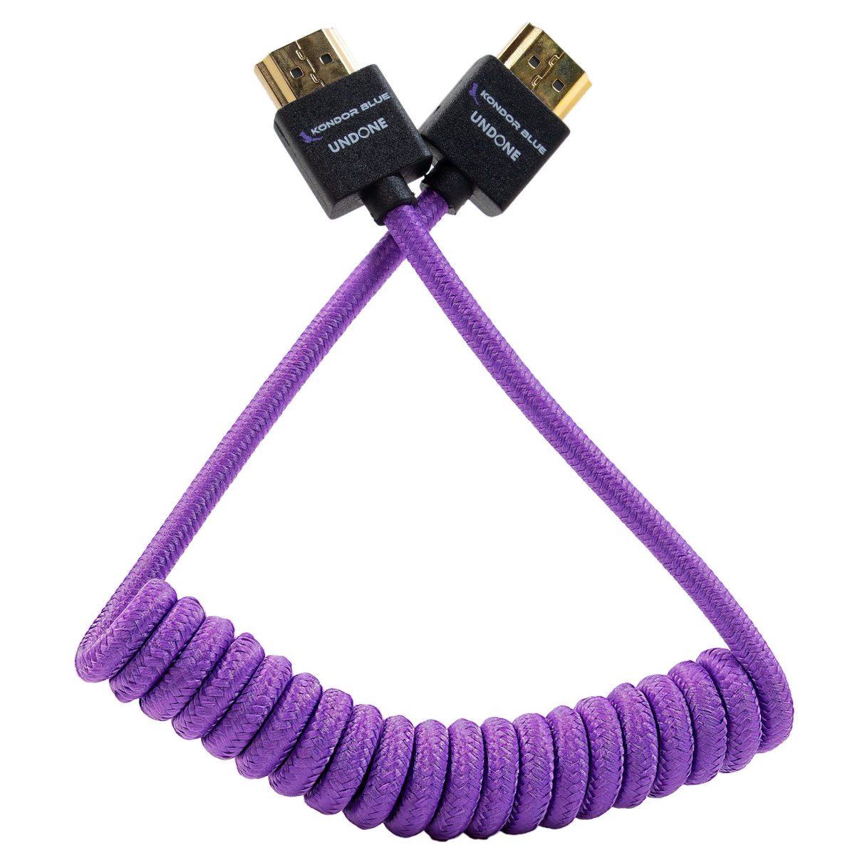 Gerald Undone MK2 Full HDMI Cable 12"-24" Coiled (Purple)