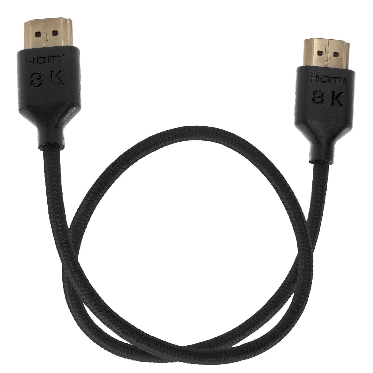 8K HDMI 2.1 17" Braided Cable for On-Camera Monitors