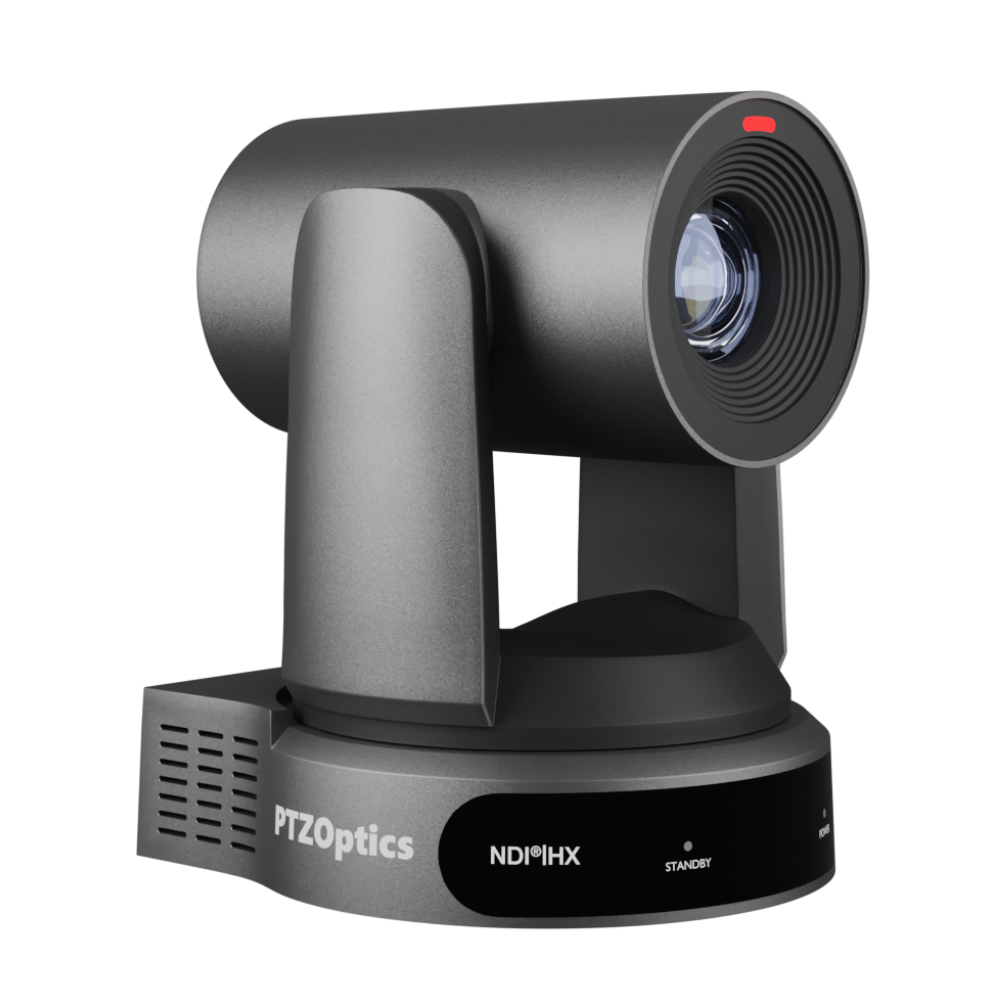 PTZOptics Move 4K 30X NDI|HX PTZ Camera - Gray