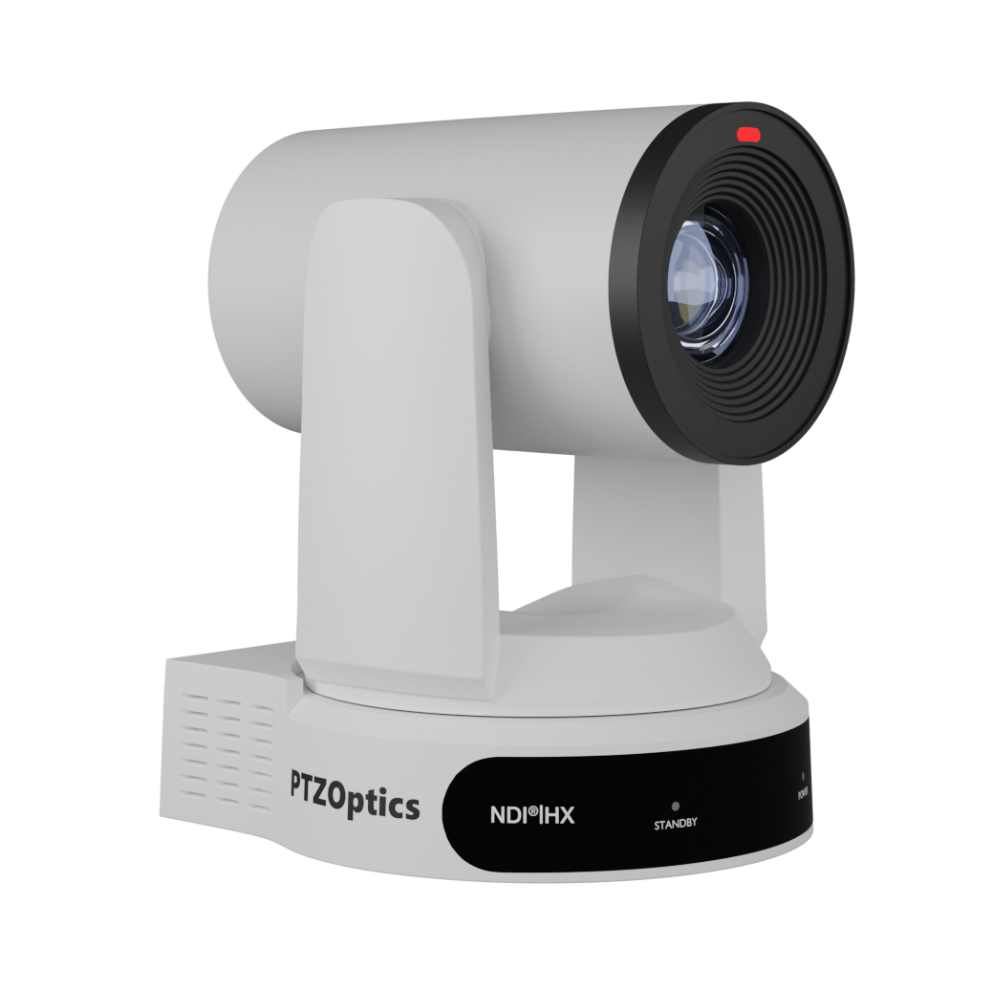 PTZOptics Move 4K 30X NDI|HX PTZ Camera - White