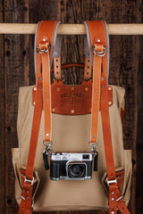 Explorer MoneyMaker Backpack | Canvas and Leather Camera Backpack