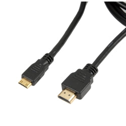 HDMI Cable A male - C mini male 6' black