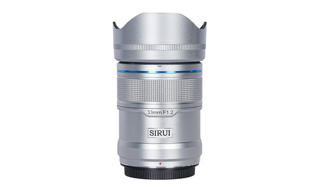 33mm silver f1.2 sirui sniper lens, APS-C format AF lens details