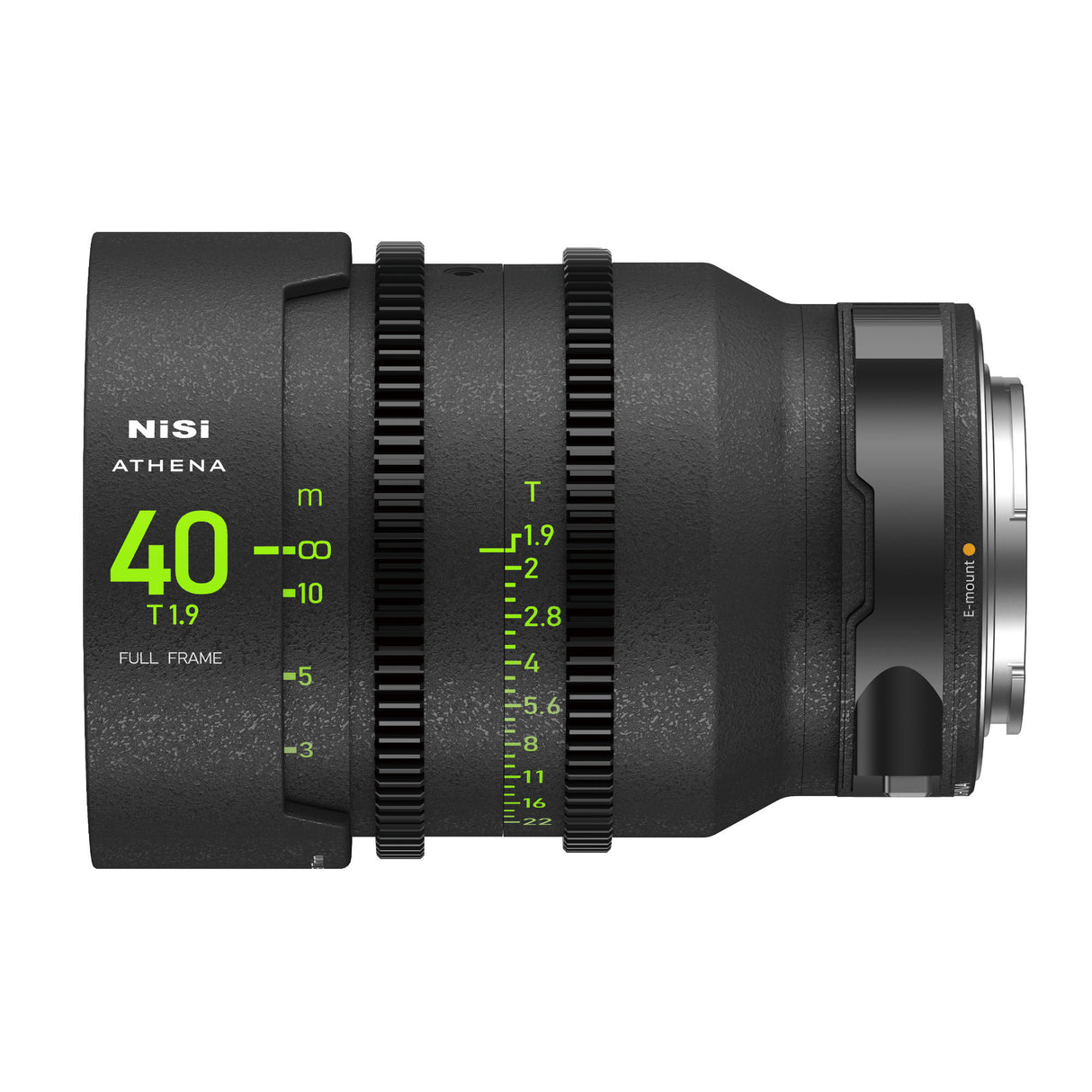 NiSi 40mm ATHENA PRIME Full Frame Cinema Lens T1.9 (E Mount)