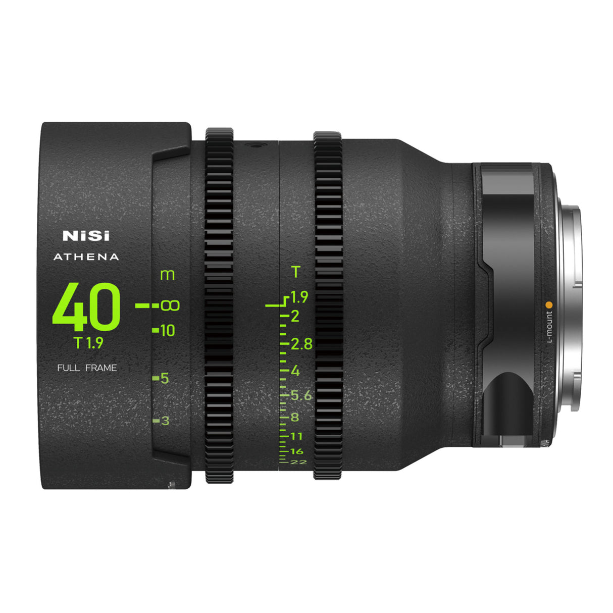 NiSi 40mm ATHENA PRIME Full Frame Cinema Lens T1.9 (L Mount)