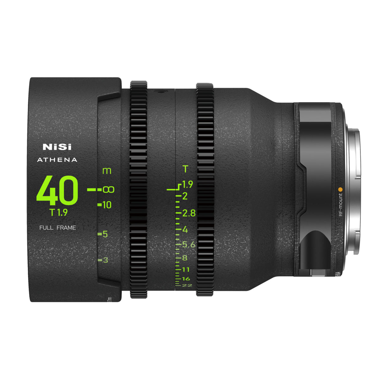 NiSi 40mm ATHENA PRIME Full Frame Cinema Lens T1.9 (RF Mount)