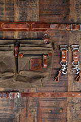 Explorer Lens Quiver | Canvas and Leather Messenger Bag