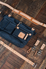 Explorer Lens Quiver | Canvas and Leather Messenger Bag