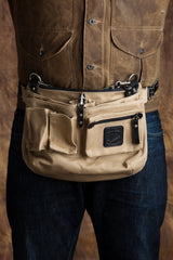 Explorer Lens Quiver | Canvas and Leather Messenger Bag