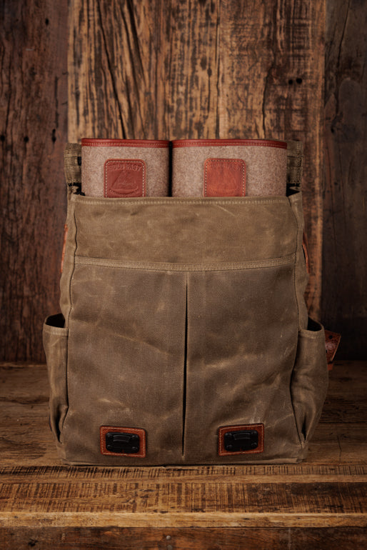 Explorer MoneyMaker Backpack | Canvas and Leather Camera Backpack