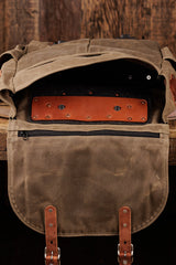 Explorer MoneyMaker Backpack | Canvas and Leather Camera Backpack