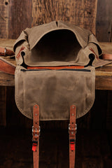 Explorer MoneyMaker Backpack | Canvas and Leather Camera Backpack