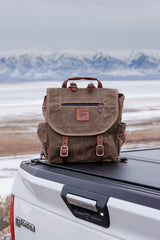 Explorer MoneyMaker Backpack | Canvas and Leather Camera Backpack